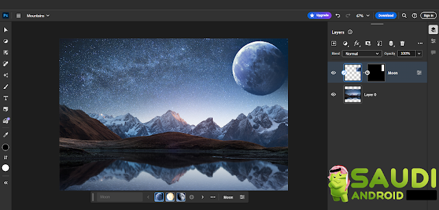 يتوفّر الآن الفوتوشوب | Photoshop المدعوم بالذكاء الاصطناعي على الويب
