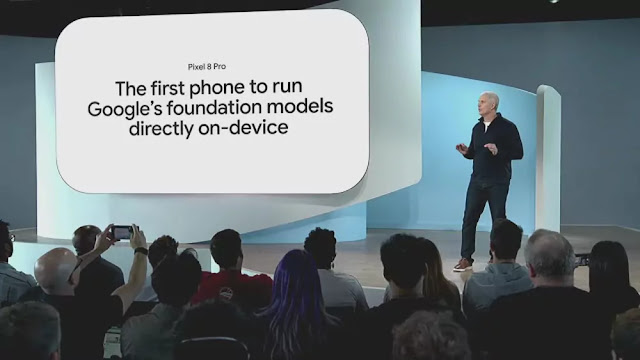 Pixel 8 Pro أول هاتف يقوم بتشغيل نماذج قوقل الأساسية للذكاء الاصطناعي مباشرة على الجهاز