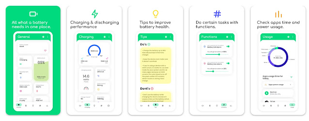 نظرة على تطبيق Electron لمتابعة صحة البطارية و حالة شحن هاتفك على اندرويد