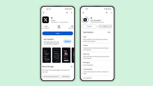 يمكنك الآن تجربة ملخصات الذكاء الاصطناعي في متجر قوقل بلاي Google Play
