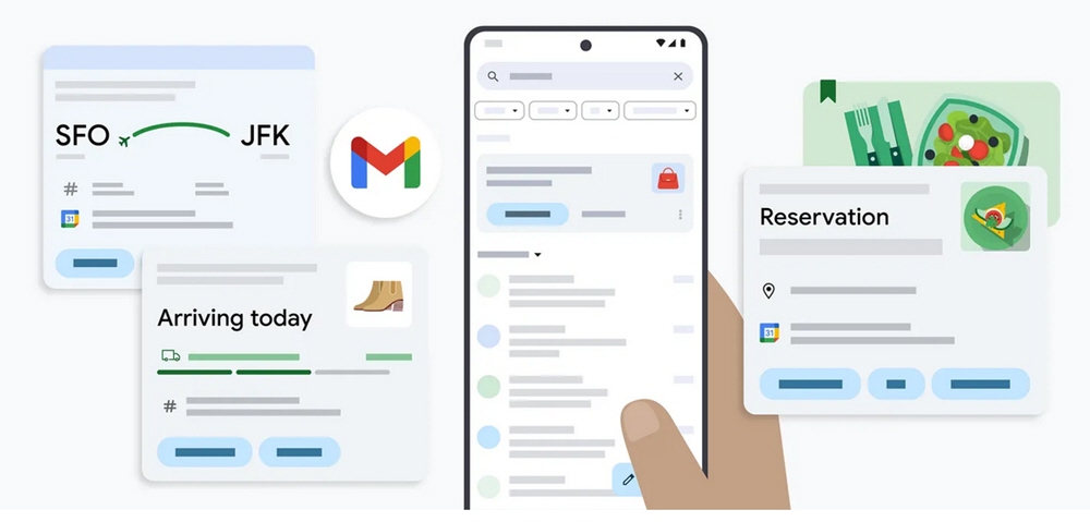 بطاقات التلخيص الجديدة في جيميل “Gmail” تُسهّل تتبع المشتريات والأحداث وغيرها