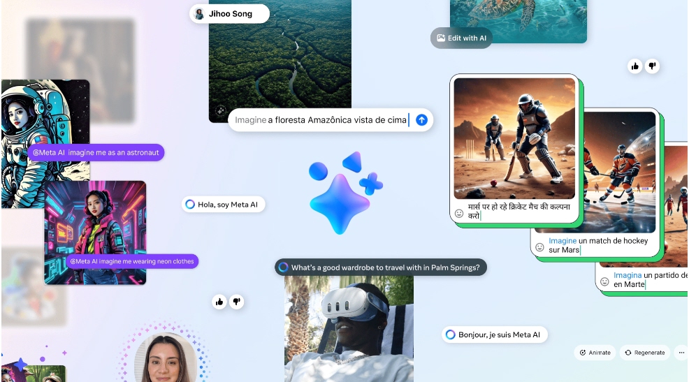 الذكاء الاصطناعي Meta AI سيدعم اللغة العربية و التوفر في مصر و السعودية وبقية الدول قريباً