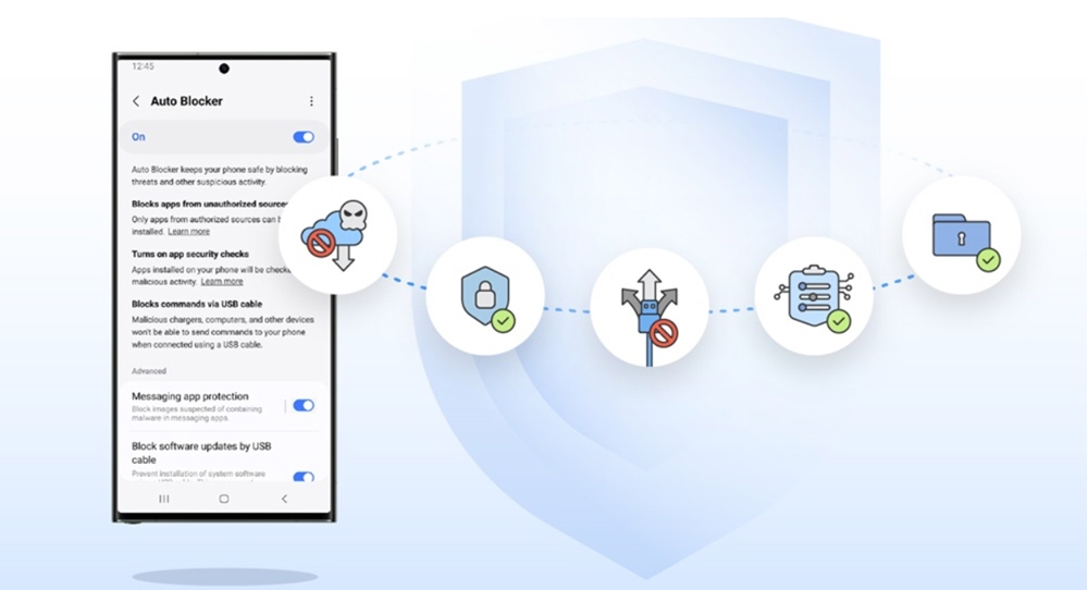 شرح ميزة الحظر التلقائي “Auto Blocker” من سامسونج: 3 أسباب تدفعك إلى تفعيلها على هاتفك