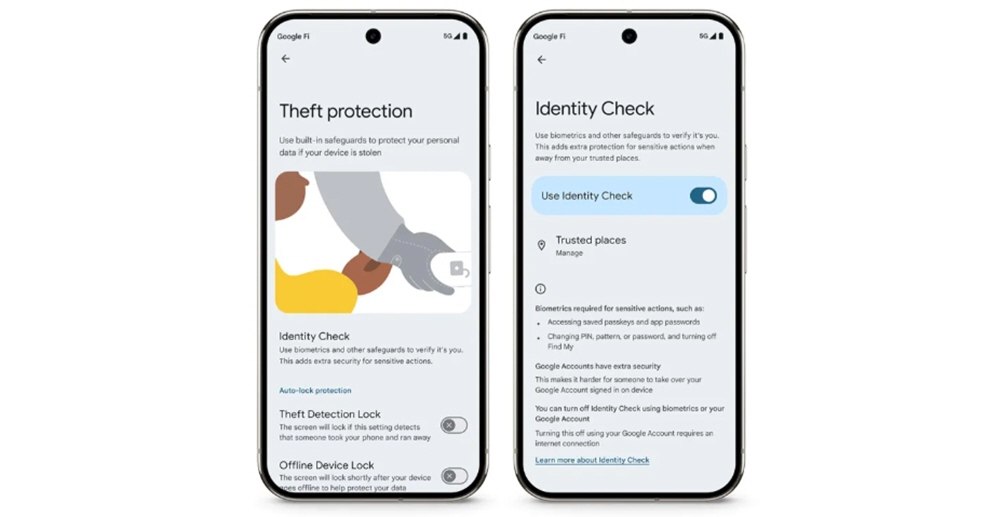 ميزة التحقق من الهوية “Identity Check” تصل لأجهزة Pixel وقريباً إلى واجهة سامسونج One UI 7: إليكم التفاصيل