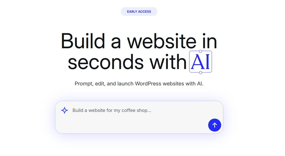 ووردبريس WordPress تُطلق أداة إنشاء مواقع مجانية بالذكاء الاصطناعي: إليكم مميزاتها وطريقة استخدامها 