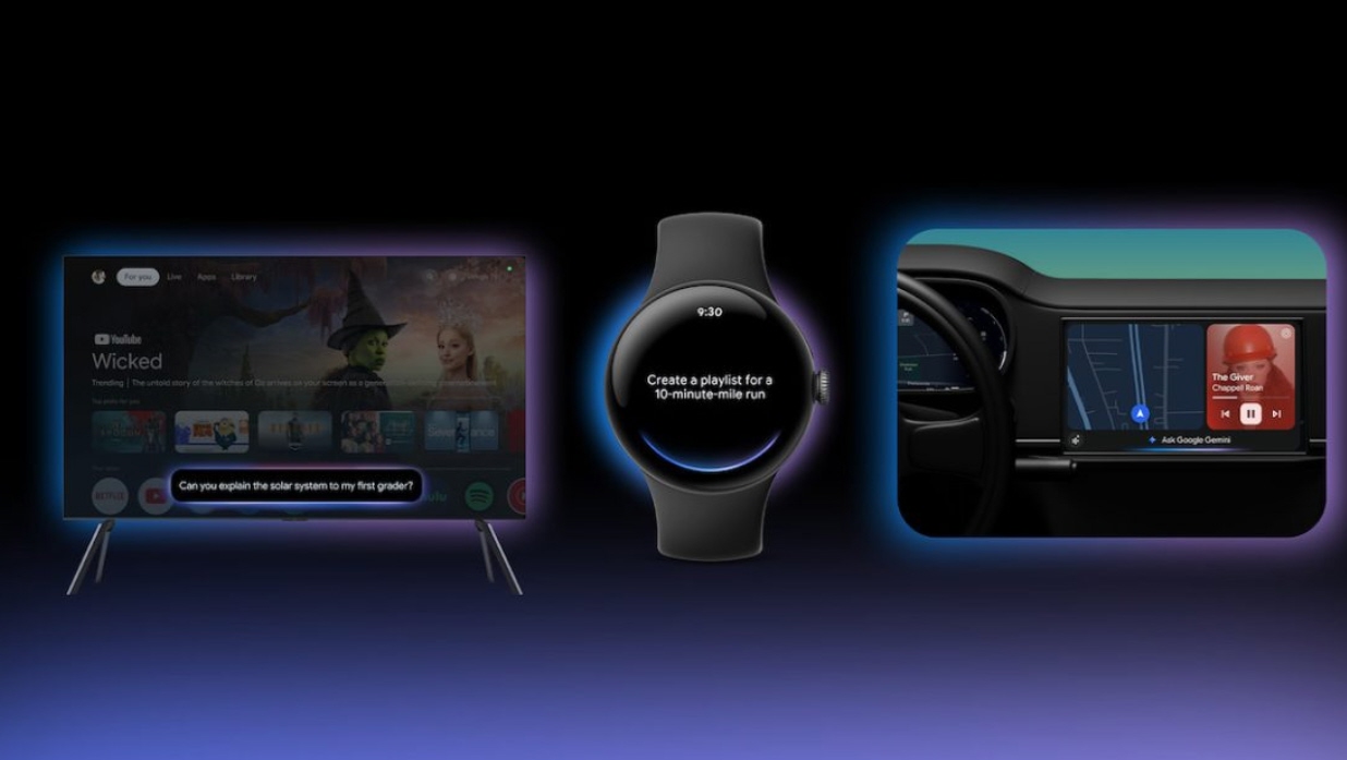 مساعد Gemini يصل إلى ساعات Wear OS و Android Auto و Google TV بدون اشتراك مدفوع: إليكم التفاصيل