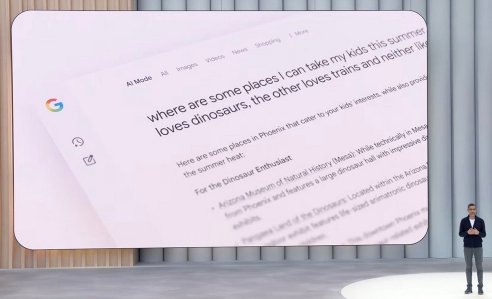 مؤتمر قوقل I/O 2025 |قوقل تُطلِق “وضع الذكاء الاصطناعي AI Mode وتكشف عن مزايا جديدة للبحث و المقارنة و التسوّق