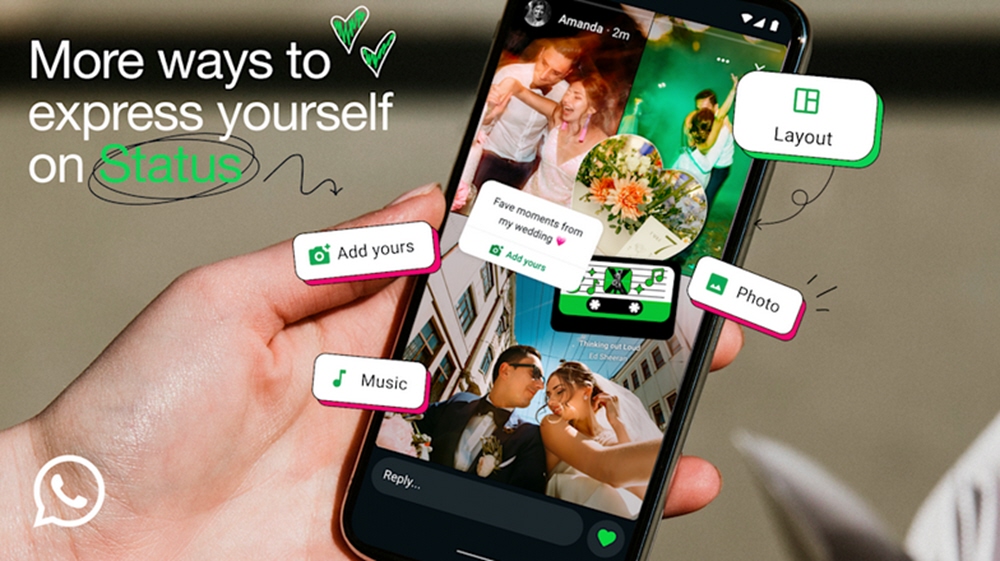  واتساب WhatsApp تُطلق أدوات إبداعية جديدة لتخصيص الحالات: تعرف عليها الآن