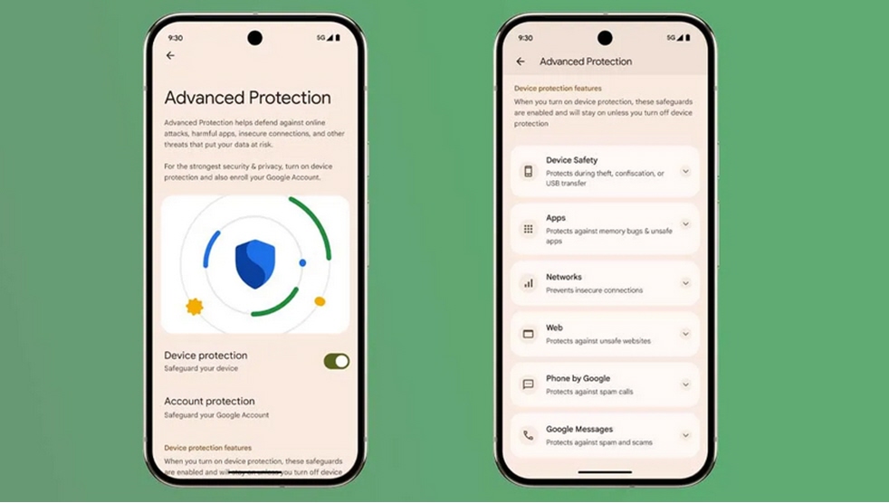 قوقل تبدأ طرح ميزة الحماية المتقدمة لهواتف بيكسل مع تحديث Android 16 التجريبي وهذا كل شيء عنها