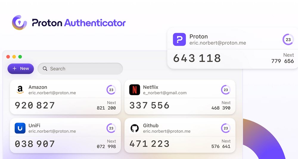 شركة Proton تُطلق تطبيق Proton Authenticator المجاني لحماية الحسابات بالمصادقة الثنائية : شرح كامل للتطبيق