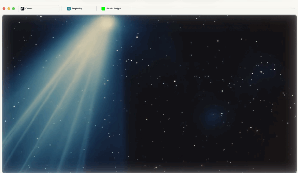 Comet ! متصفح Perplexity لمنافسة Chrome أصبح الآن حقيقة واقعة