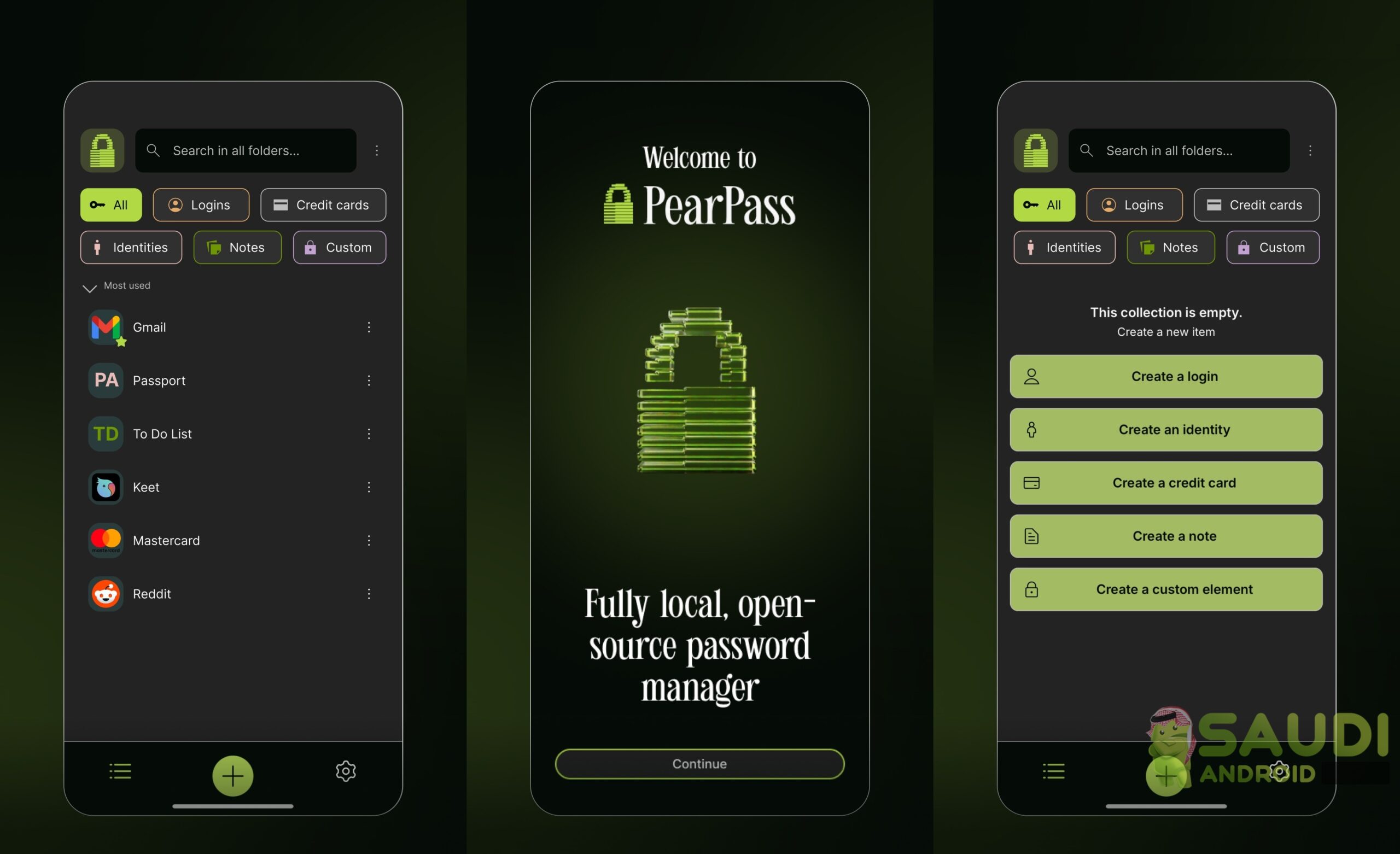 نظرة على تطبيق PearPass : مدير كلمات المرور الذي يضع الخصوصية أولًا لمستخدمي أندرويد
