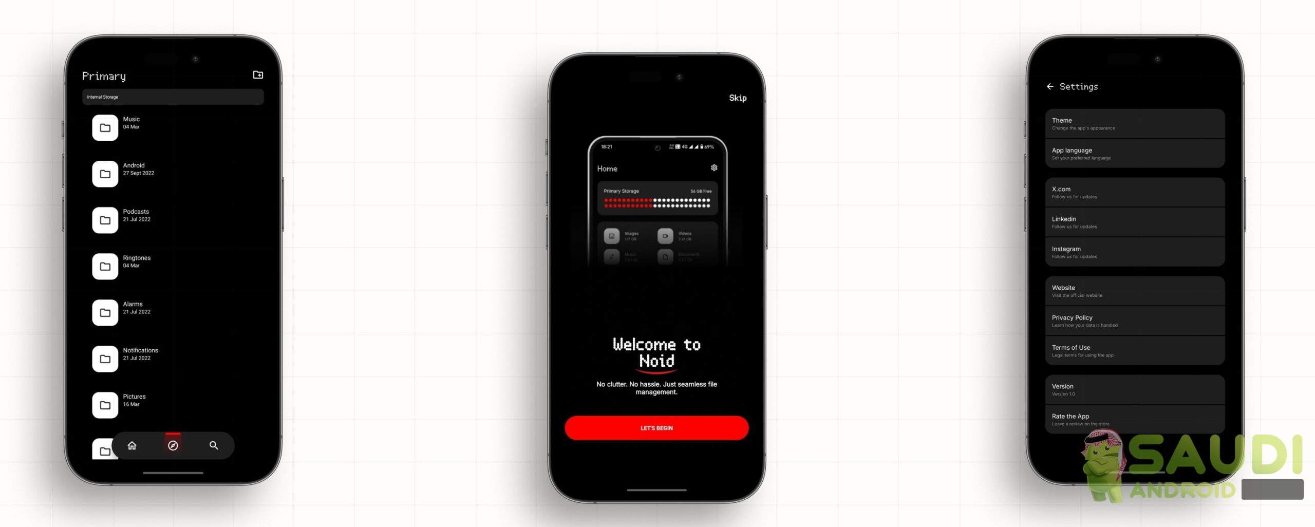 نظرة على تطبيق Noid – File Manager: مدير ملفات خفيف وبدون إعلانات لهواتف أندرويد