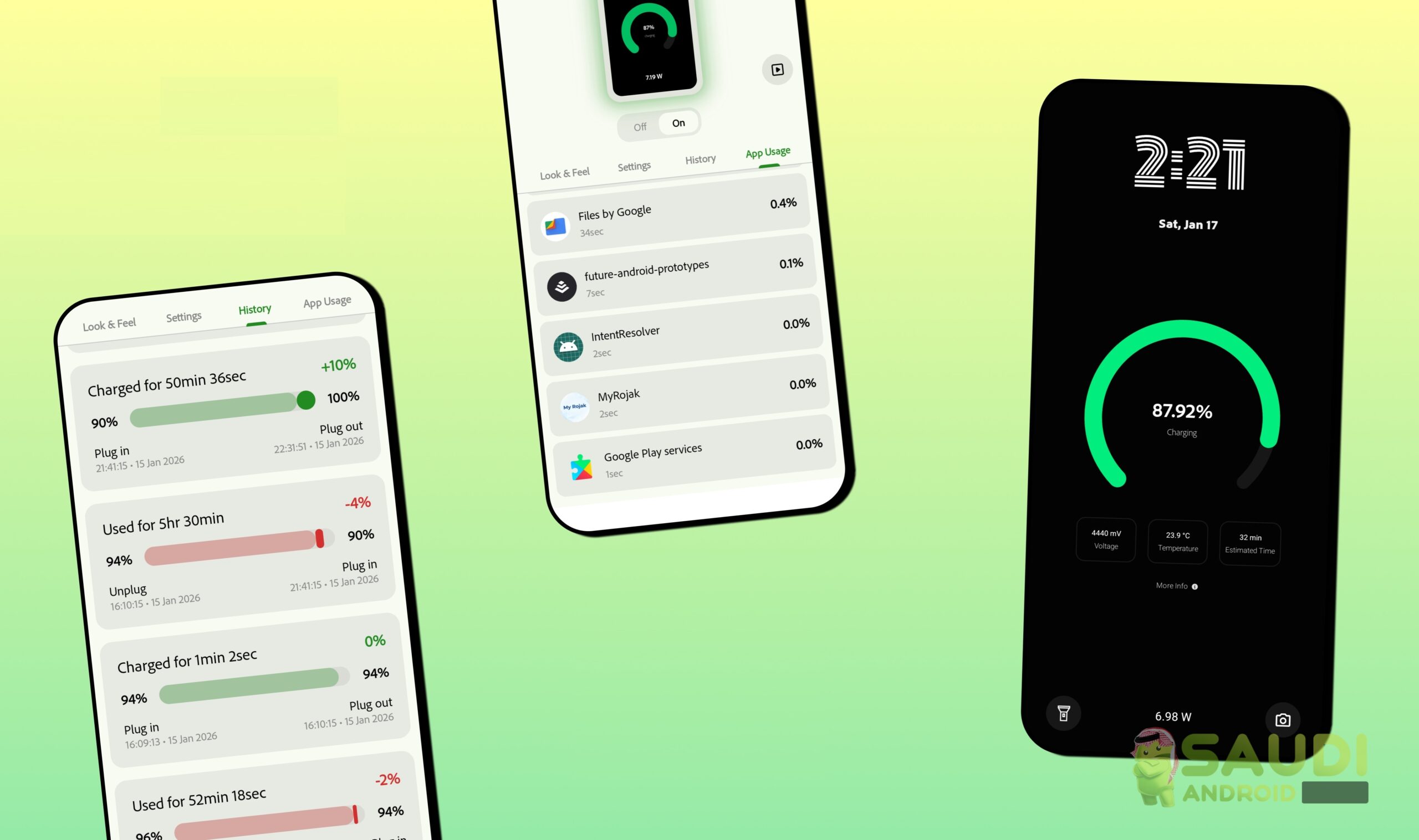 نظرة على تطبيق OneBattery | تحكّم ذكي في البطارية وشاشة العرض الدائم على أندرويد