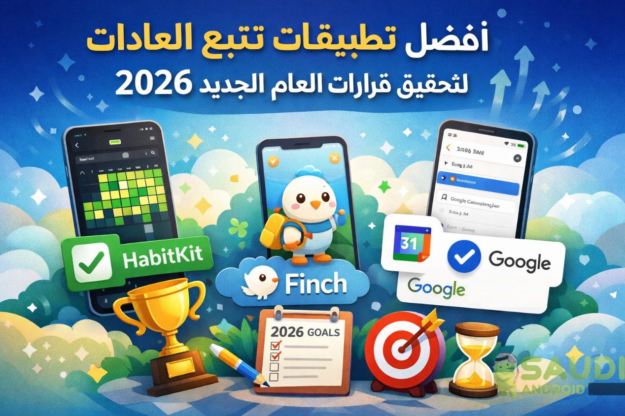 أفضل تطبيقات تتبع العادات للالتزام بقرارات العام الجديد 2026
