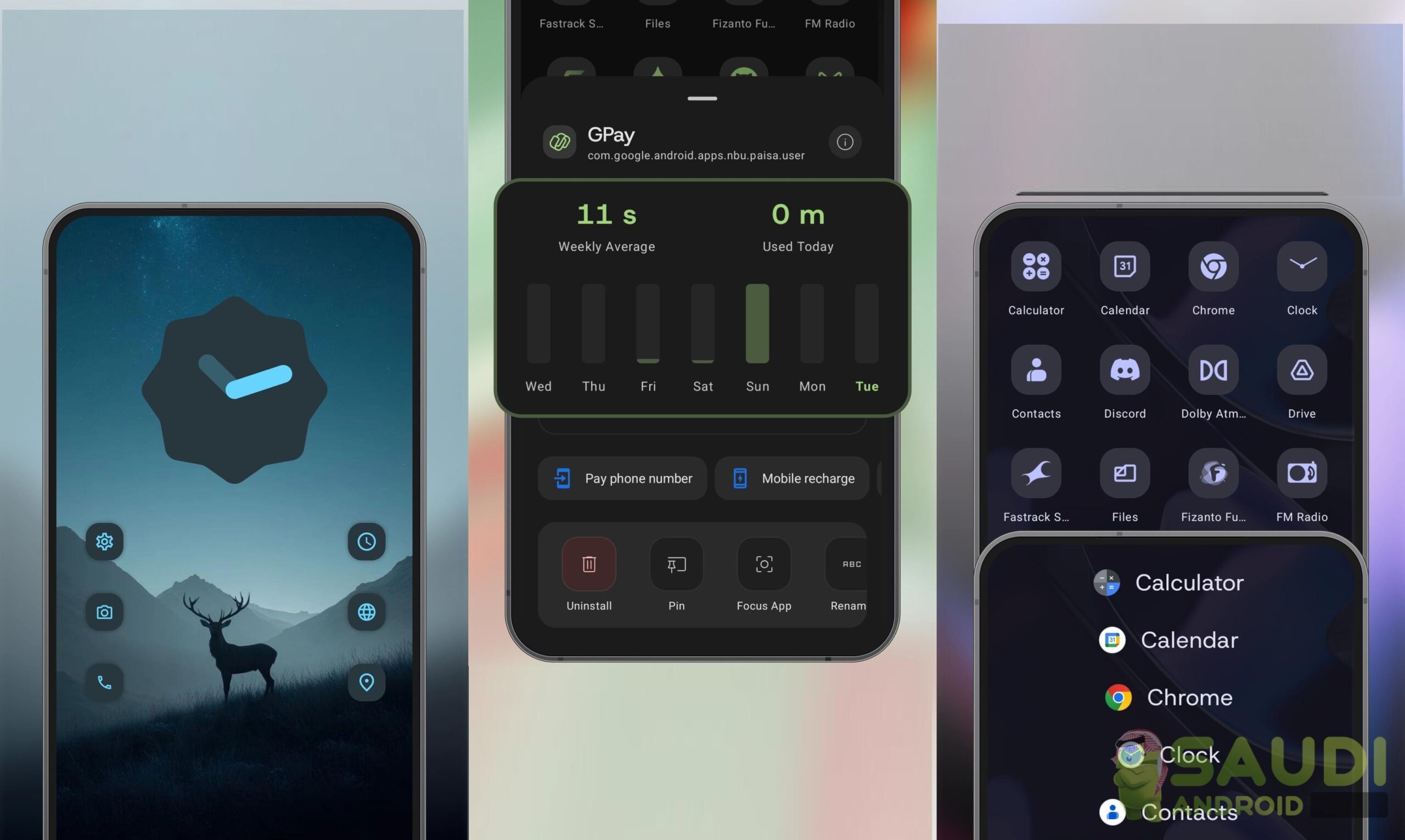 نظرة على تطبيق Phi Minimal Launcher: لانشر مميز لتجربة أندرويد نظيفة وسريعة