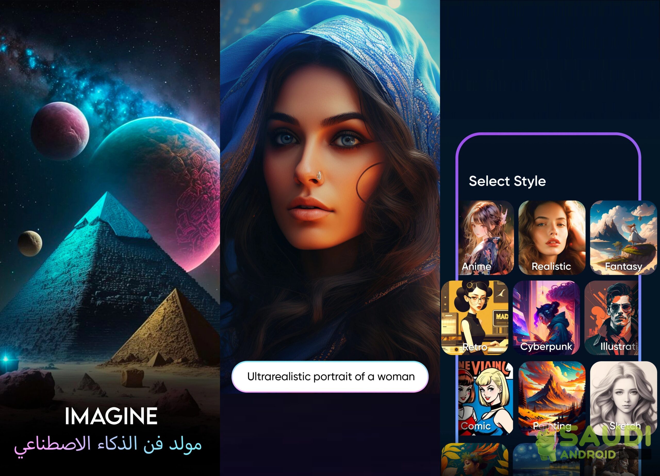 نظرة على تطبيق Imagine | لتوليد الصور بالذكاء الاصطناعي في أندرويد