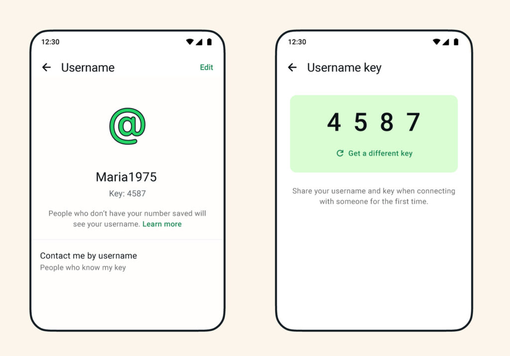 فعّل مفتاح اسم المستخدم Username Key