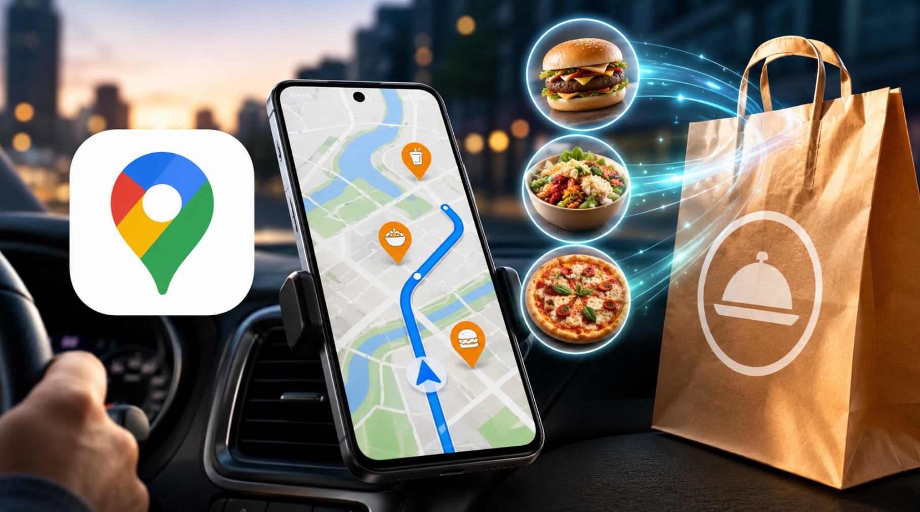 قريبًا .. خرائط قوقل Google Maps قد تتولى طلب الطعام بدلًا منك عبر Gemini : إليك تفاصيل الميزة الجديدة