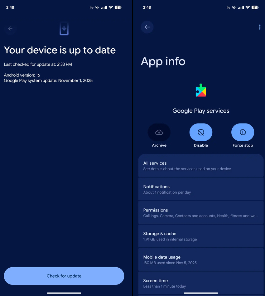 مميزات تحديث Google Play System لشهر يوليو