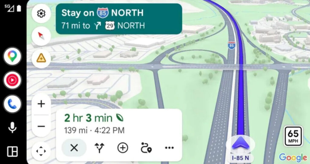 خرائط قوقل تغيّر تجربة القيادة على Android Auto