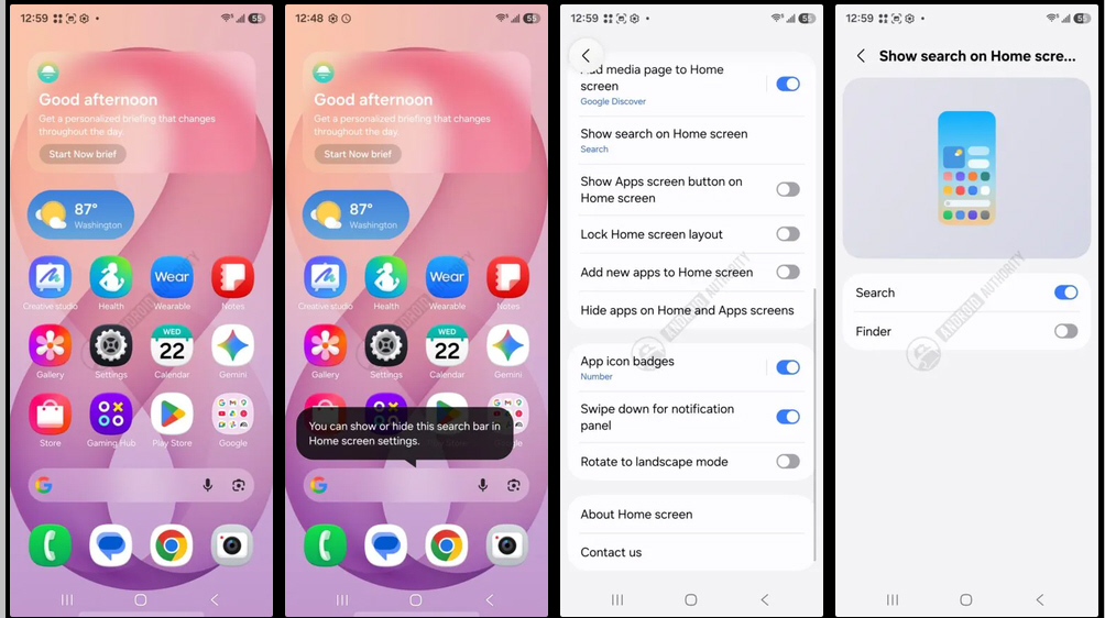 واجهة One UI 9
